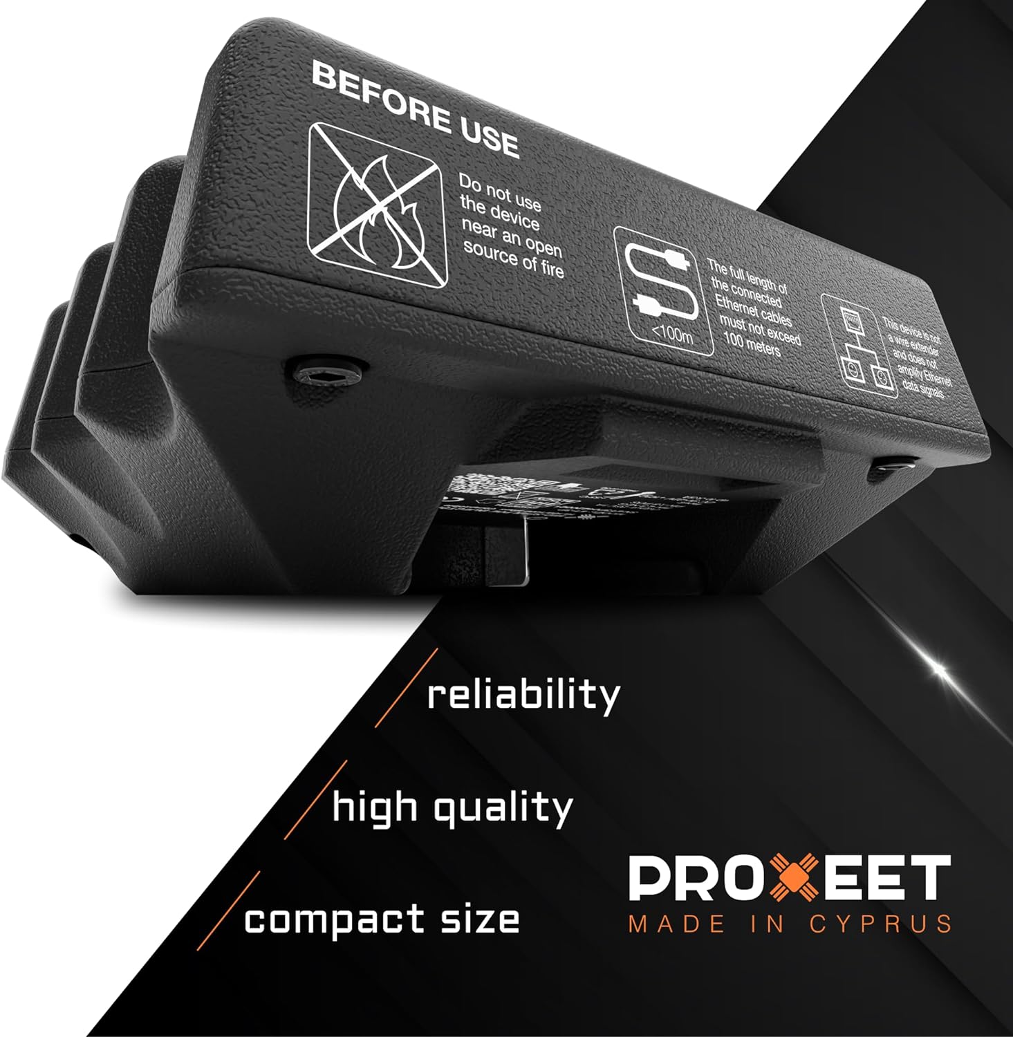 Portable PoE Injector - Reliable & Compact - PROXEET ET-1C