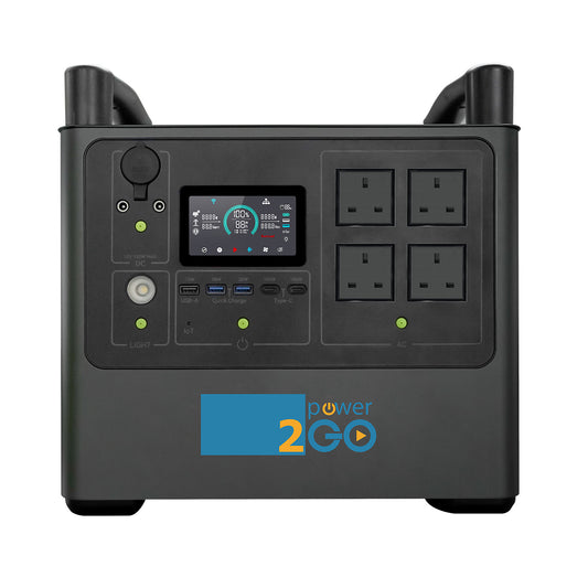 Power-2Go 2000Pro Portable Power Station / Solar Generator