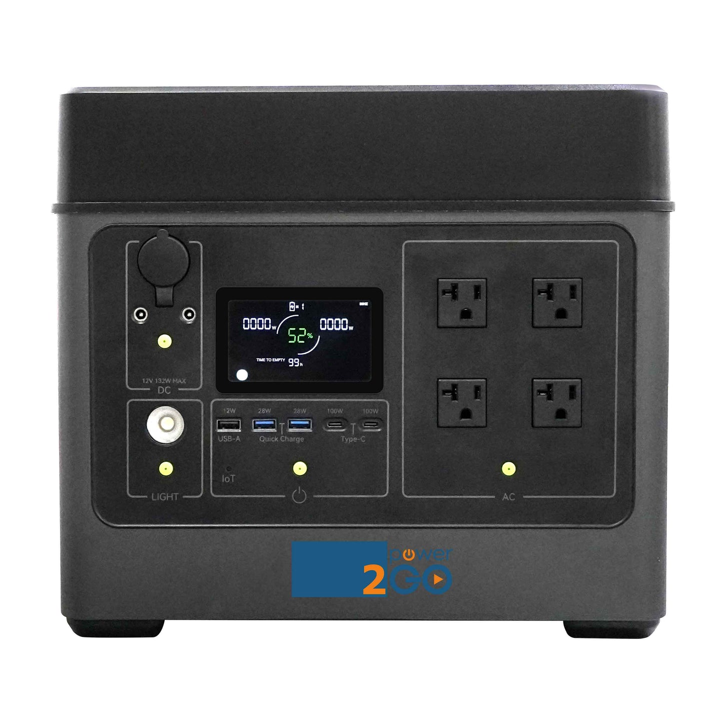 Power-2Go 3000 Portable Power Station / Solar Generator